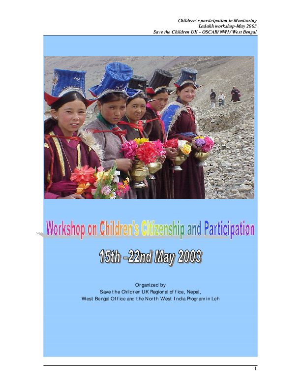 Workshop on children’s citizenship and participation – 15th-22nd May 2003_0.png